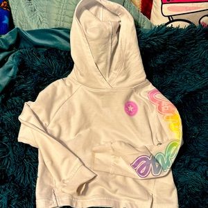 Converse girls cropped hoodie. Size 8-10